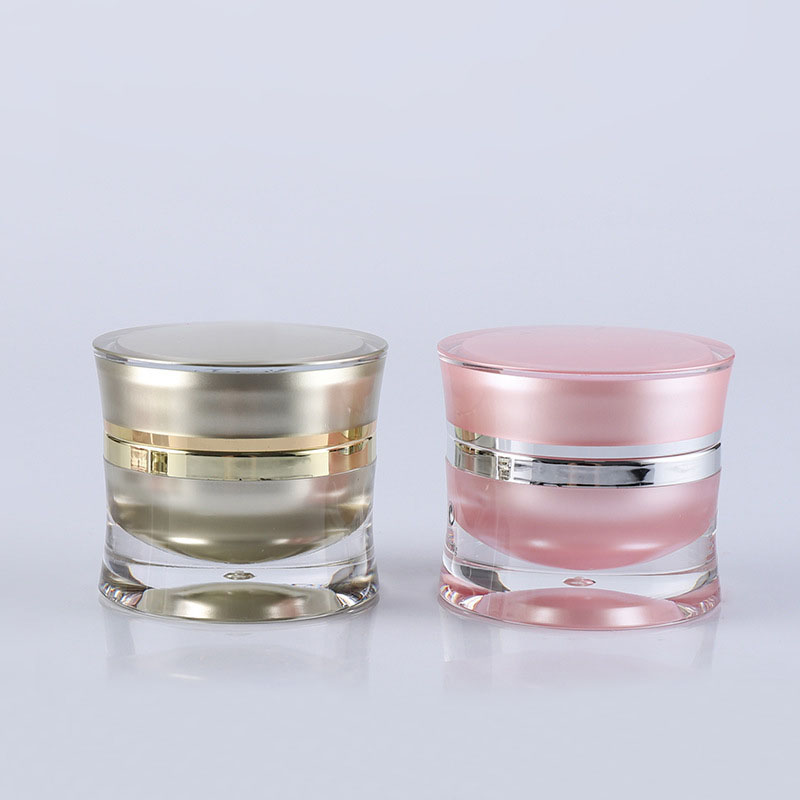 Gel Refill Pack - 30g rosa/ouro/branco pérola pote acrílico lata