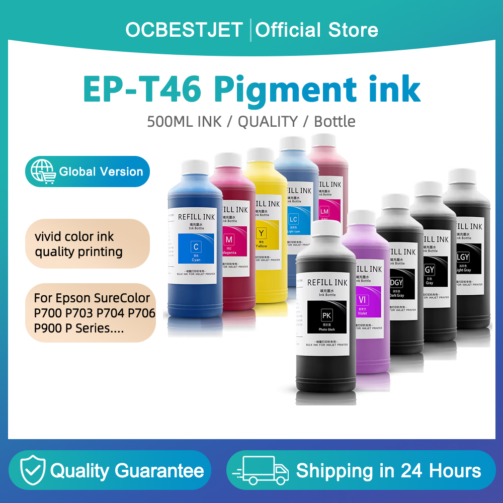 Fountain Pen Bottled Ink - 500ml/garrafa de tinta pigmentada à prova