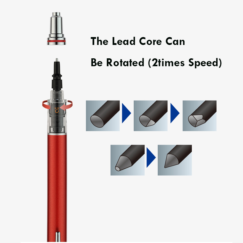 Lápis mecânicos rotativos uni  - Mechanical Pencil 0.3 avaliação e preço