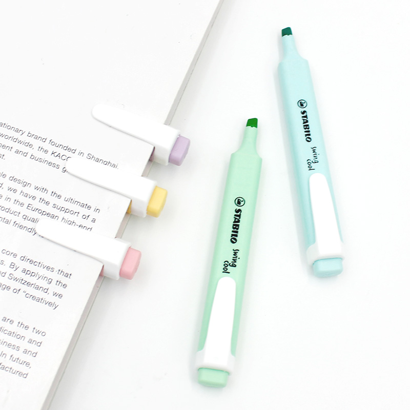 6 Pcs STABILO Highlighter 275  - Stabilo Marker Swing Cool avaliação e preço
