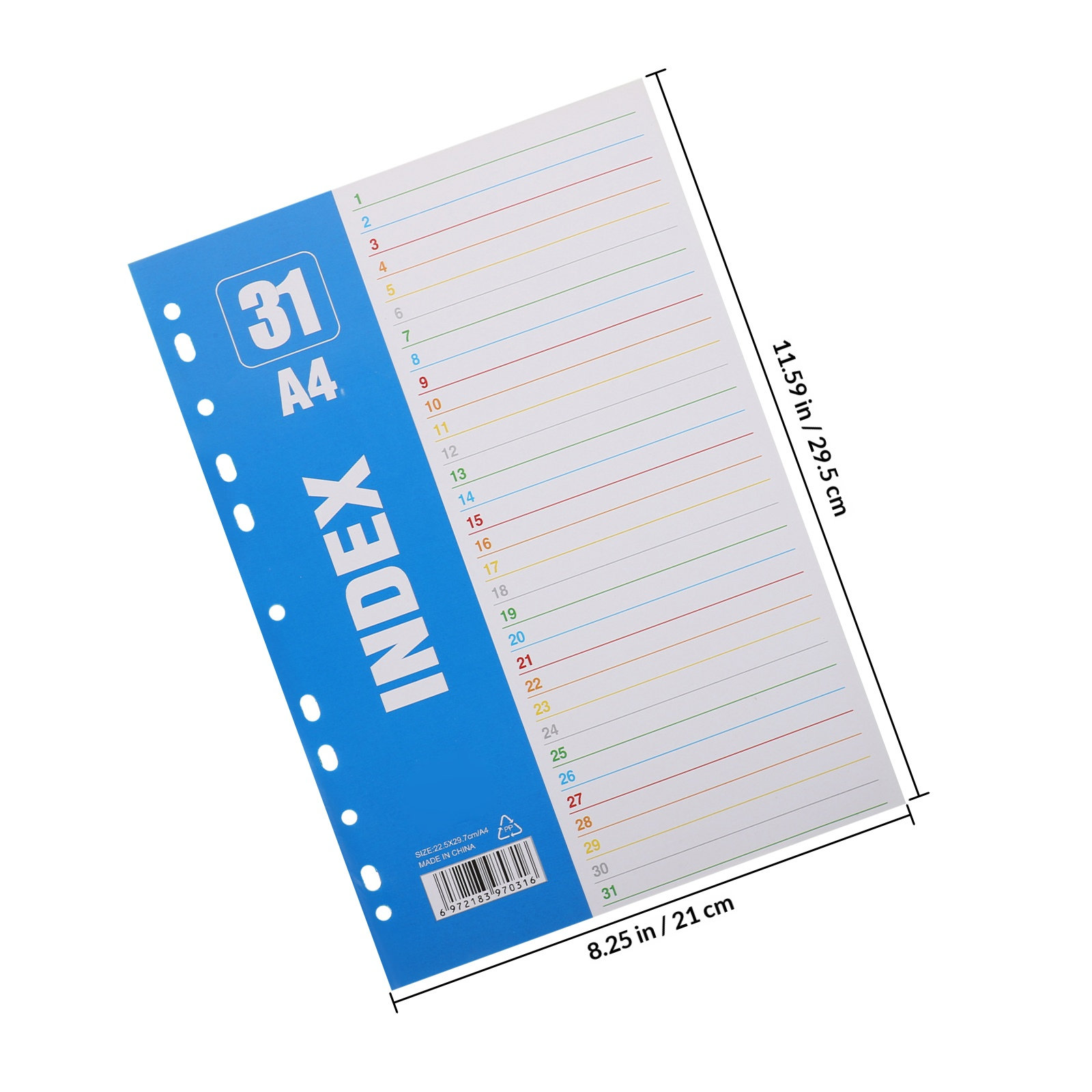 1 Conjunto de Divisórias A4 co - Tab Divider A4 avaliação e preço