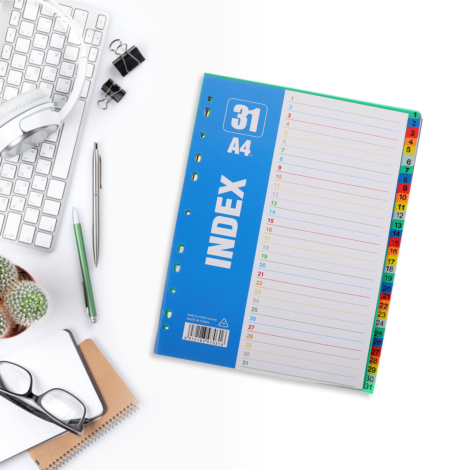 1 Conjunto de Divisórias A4 co - Tab Divider A4 avaliação e preço