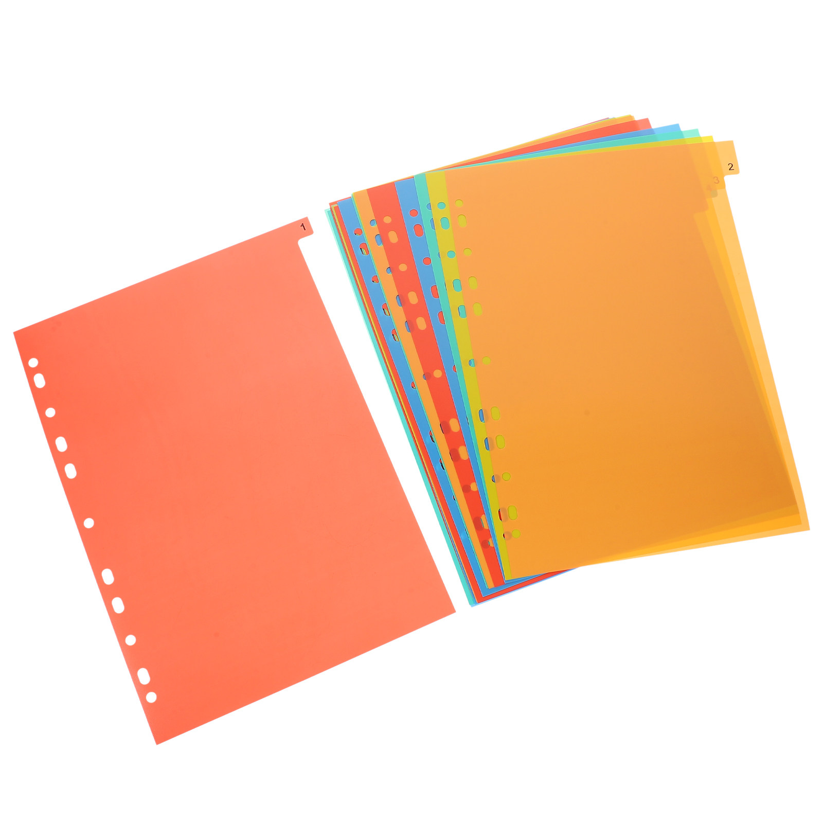 20 Folhas de Divisórias Plásti - Tab Divider A4 avaliação e preço