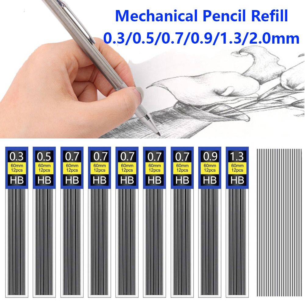 6 Caixas de Refil de Lápis Aut - Mechanical Pencil 0.3 avaliação e preço