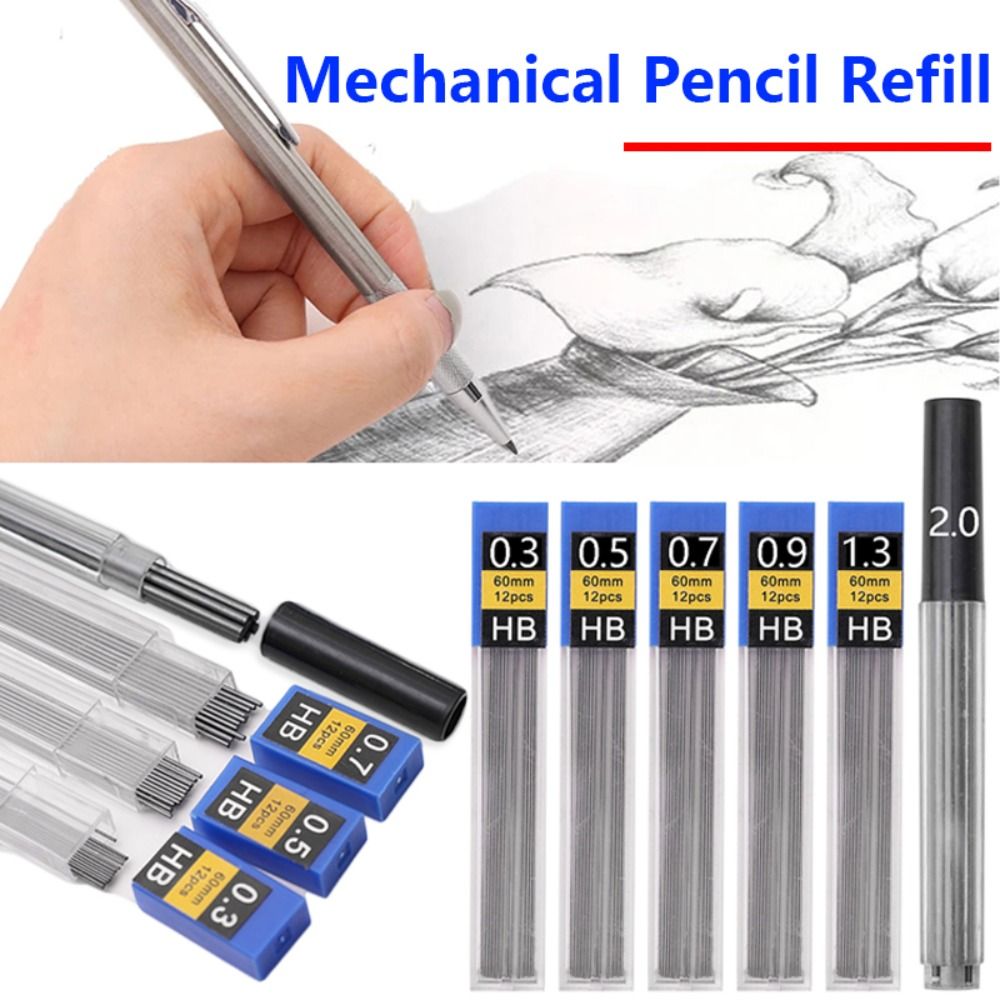 6 Caixas de Refil de Lápis Aut - Mechanical Pencil 0.3 avaliação e preço