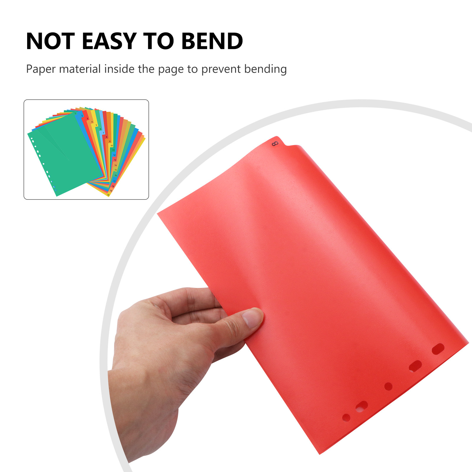 Divisórias Plásticas Coloridas - Tab Divider A4 avaliação e preço