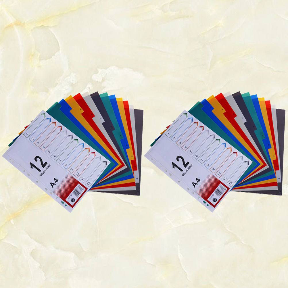 2 Peças de Refil de Papel para - Tab Divider A4 avaliação e preço
