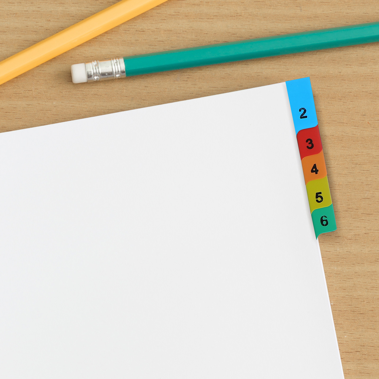 20 Divisórias Plásticas Colori - Tab Divider A4 avaliação e preço